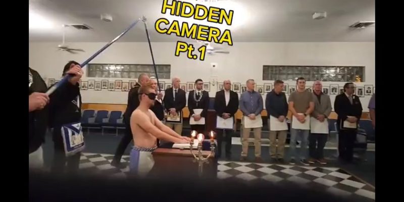 Видео посвящения в степень мастера в одной из масонских лож США