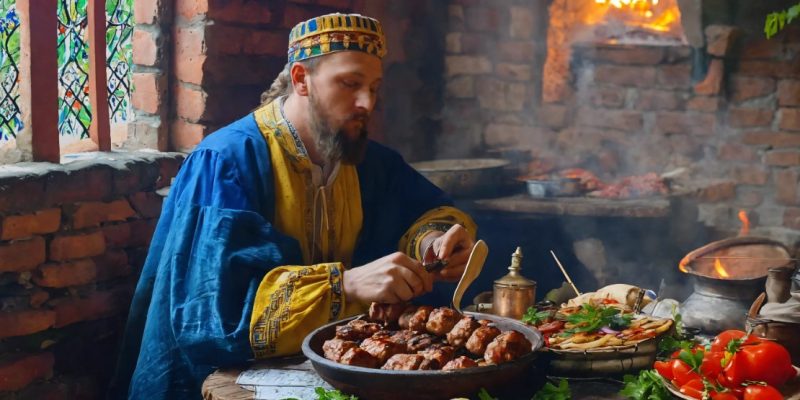 Почему в средневековом Киеве не было доставки шашлыка в офис?