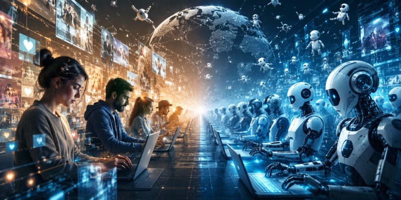 Теория мёртвого интернета работает? Боты впервые обогнали людей 