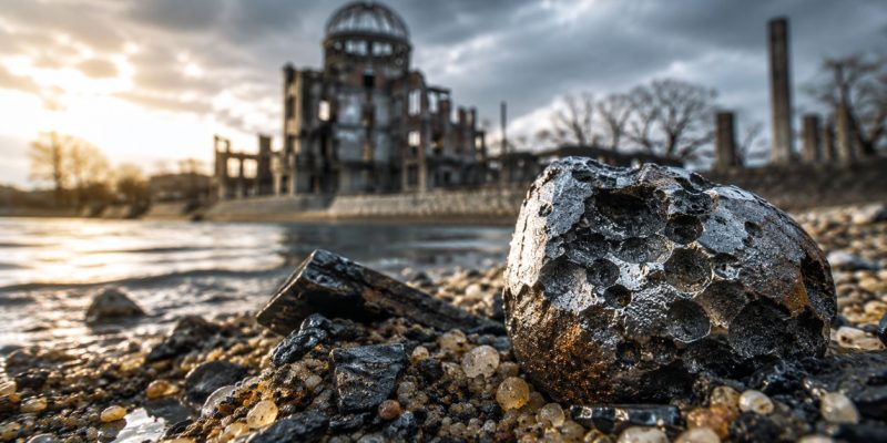 На месте атомного взрыва в Хиросиме нашли металл с неизвестной структурой 